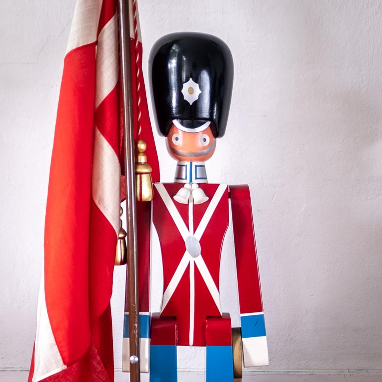 Huge Wooden Toy Soldier by Kay Bojesen For Sale at 1stDibs