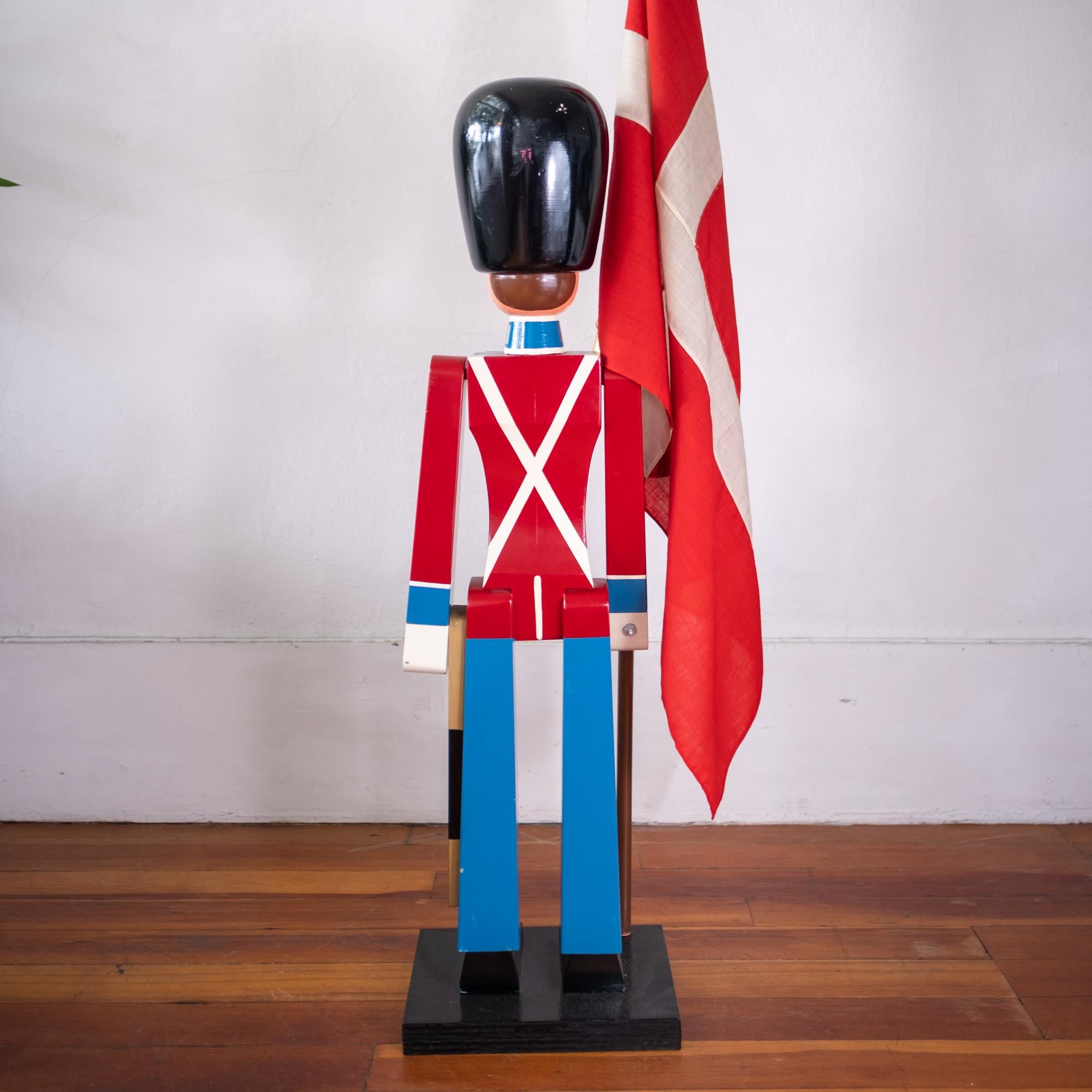 Huge Wooden Toy Soldier by Kay Bojesen 3