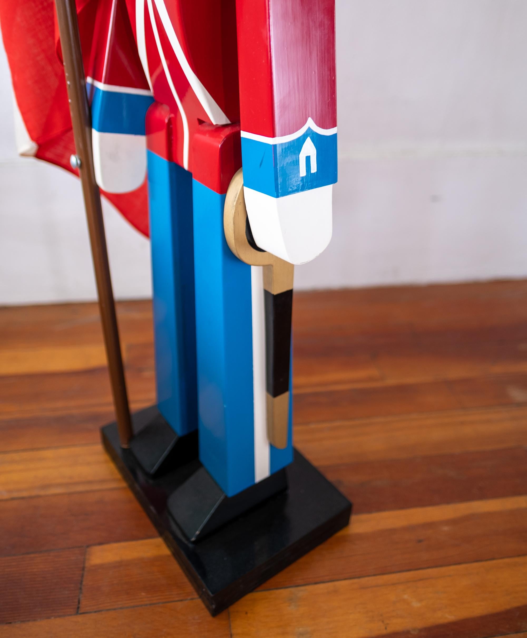Huge Wooden Toy Soldier by Kay Bojesen For Sale 4