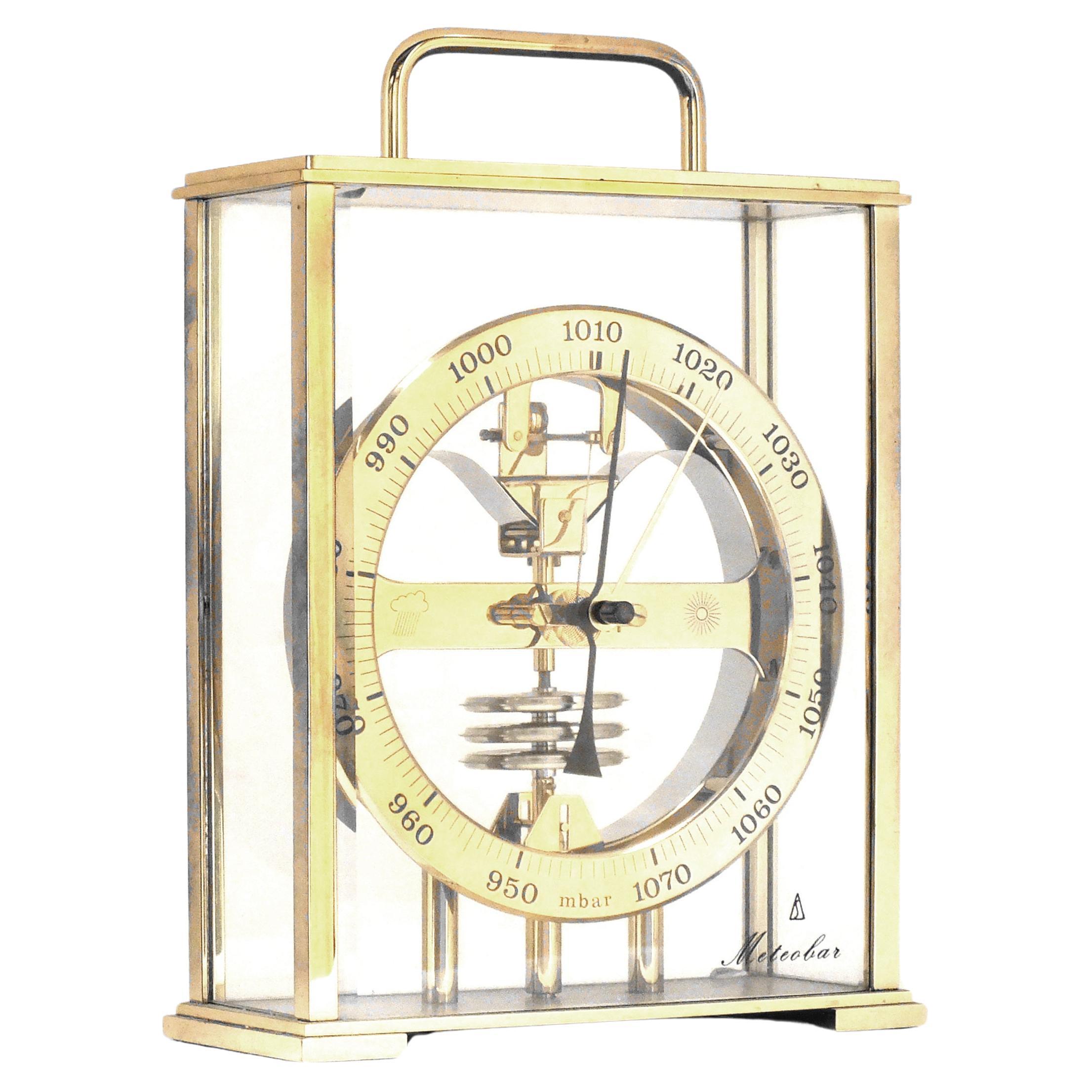 Huger West Germany Meteobar skeleton design years '60 rare real fine barometer