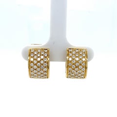 Huggies 18Kt Yellow Gold with Diamonds