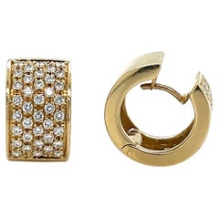 Huggies Oro Amarillo 18Kt con Diamantes