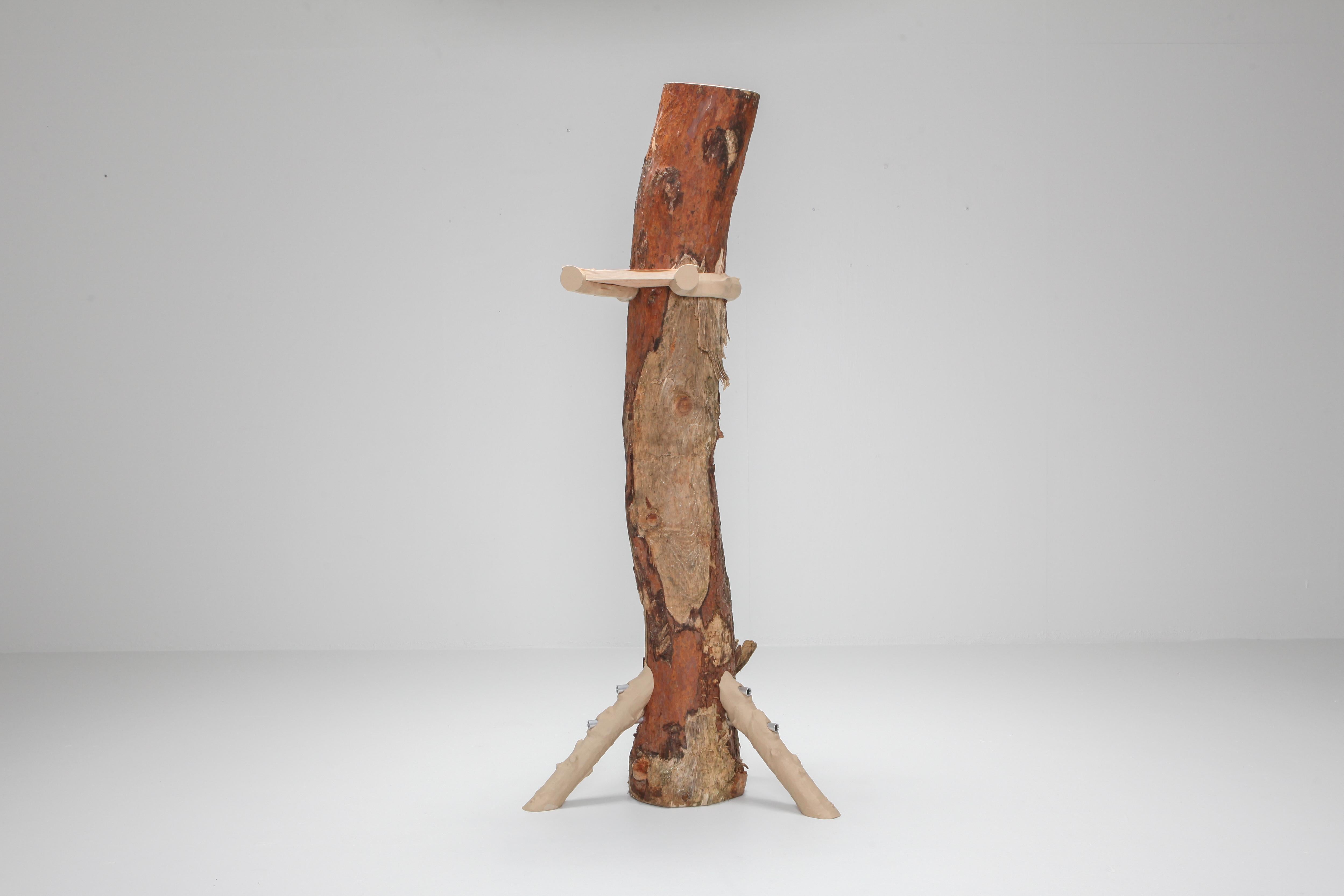 'Estantería para abrazar y pinchar' Estantería contemporánea de madera con ramas Schimmel & Schweikle en Nuevo estado para la venta en Antwerp, BE