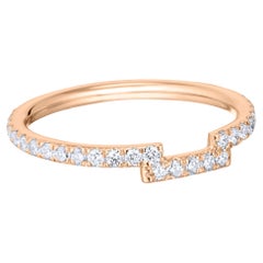 Eternity-Ring aus Roségold mit Hugging