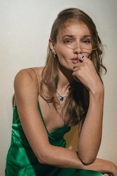 Hugging Eternity Ring, White Gold