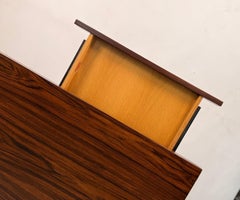 Hugh Acton  Chrome and  Rosewood  Desk