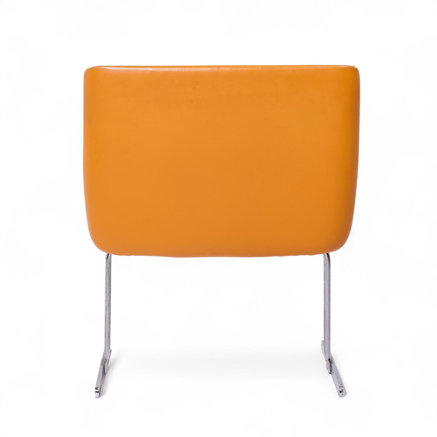 Hugh Acton for Vecta Mid Century Chrome Lounge Chairs - Pair For Sale 2