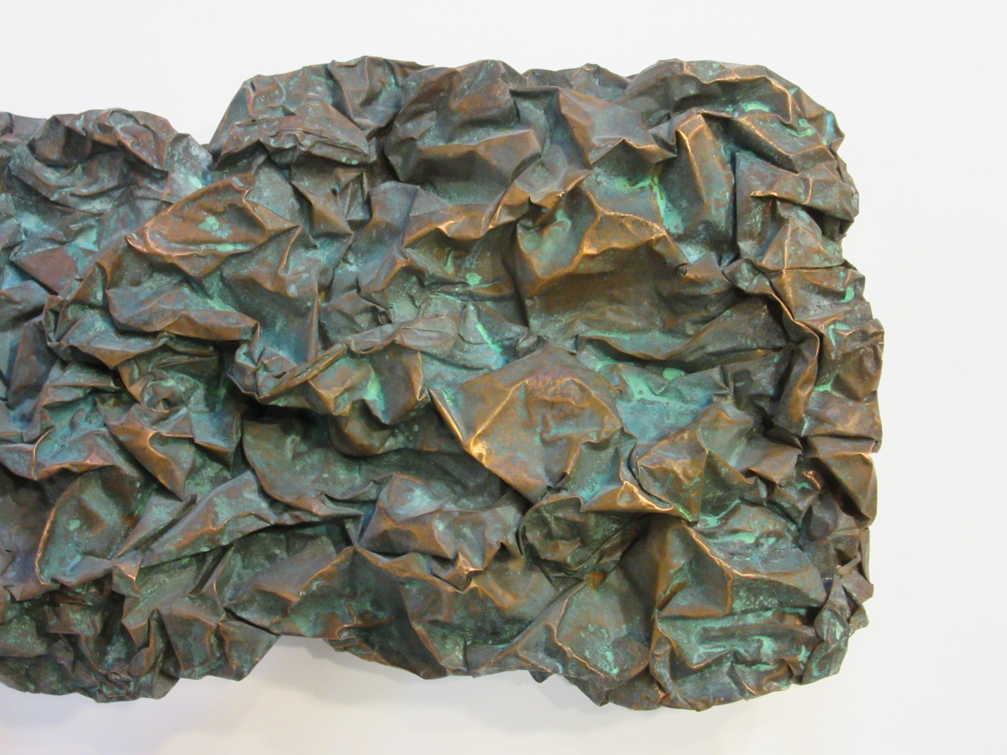 Copper Hugh Acton Metal Wall Sculpture Signed