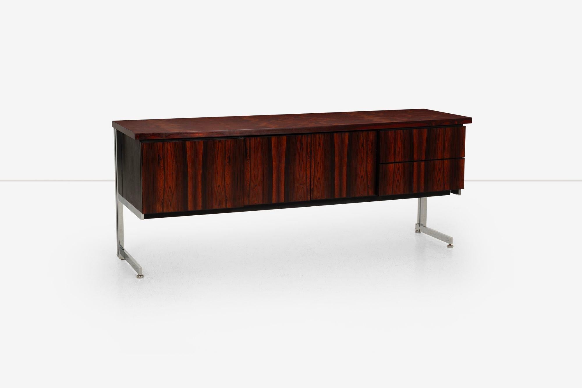 Hugh Acton Credenza in palissandro Cantilever International Design in vendita 6