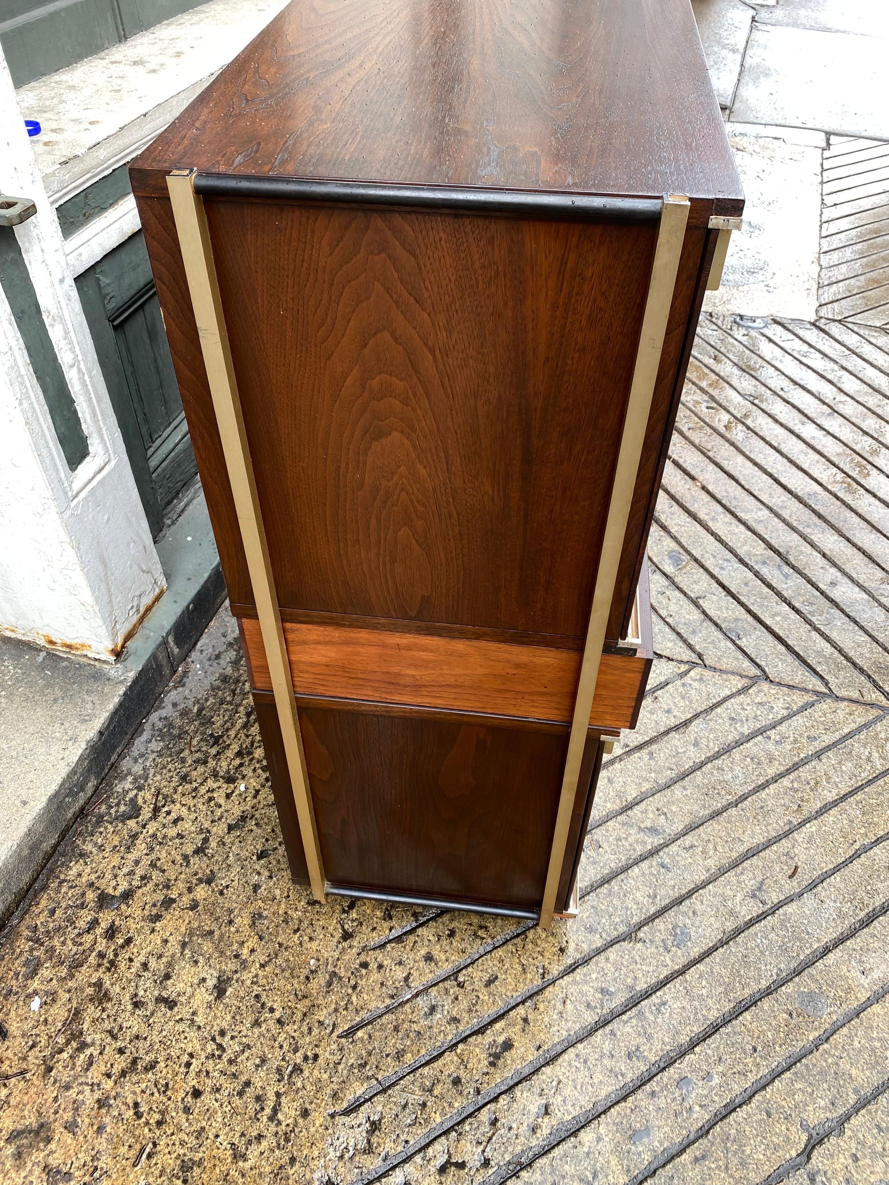 Hugh Acton Sliding Door Cabinet In Good Condition For Sale In Philadelphia, PA