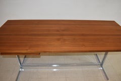 Hughes Acton - Bureau en teck et chrome - The Modernity