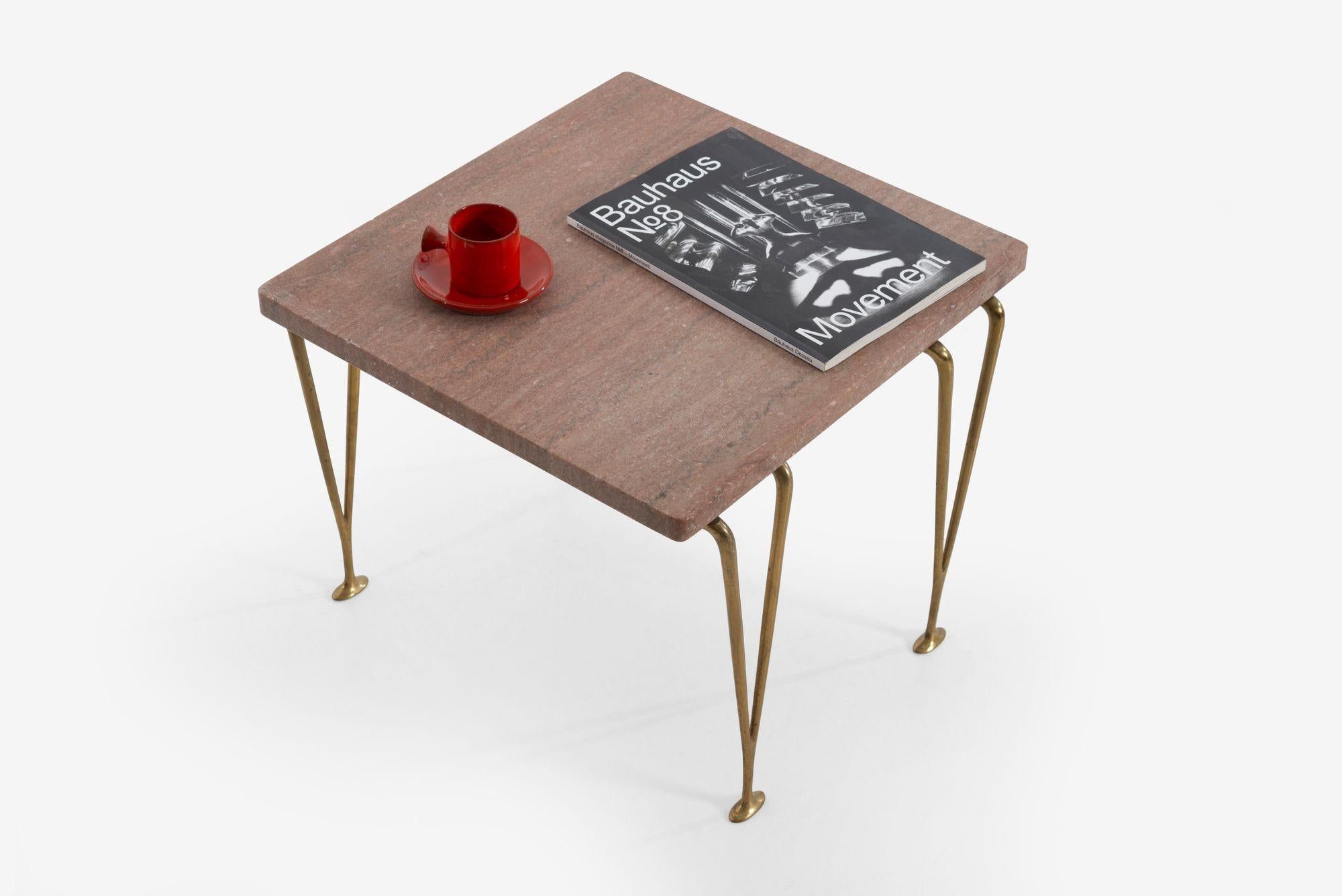 Polished Hugh Acton Unique Side Table For Sale
