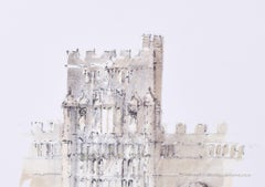 Brasenose College, Oxford lithograph by Hugh Casson