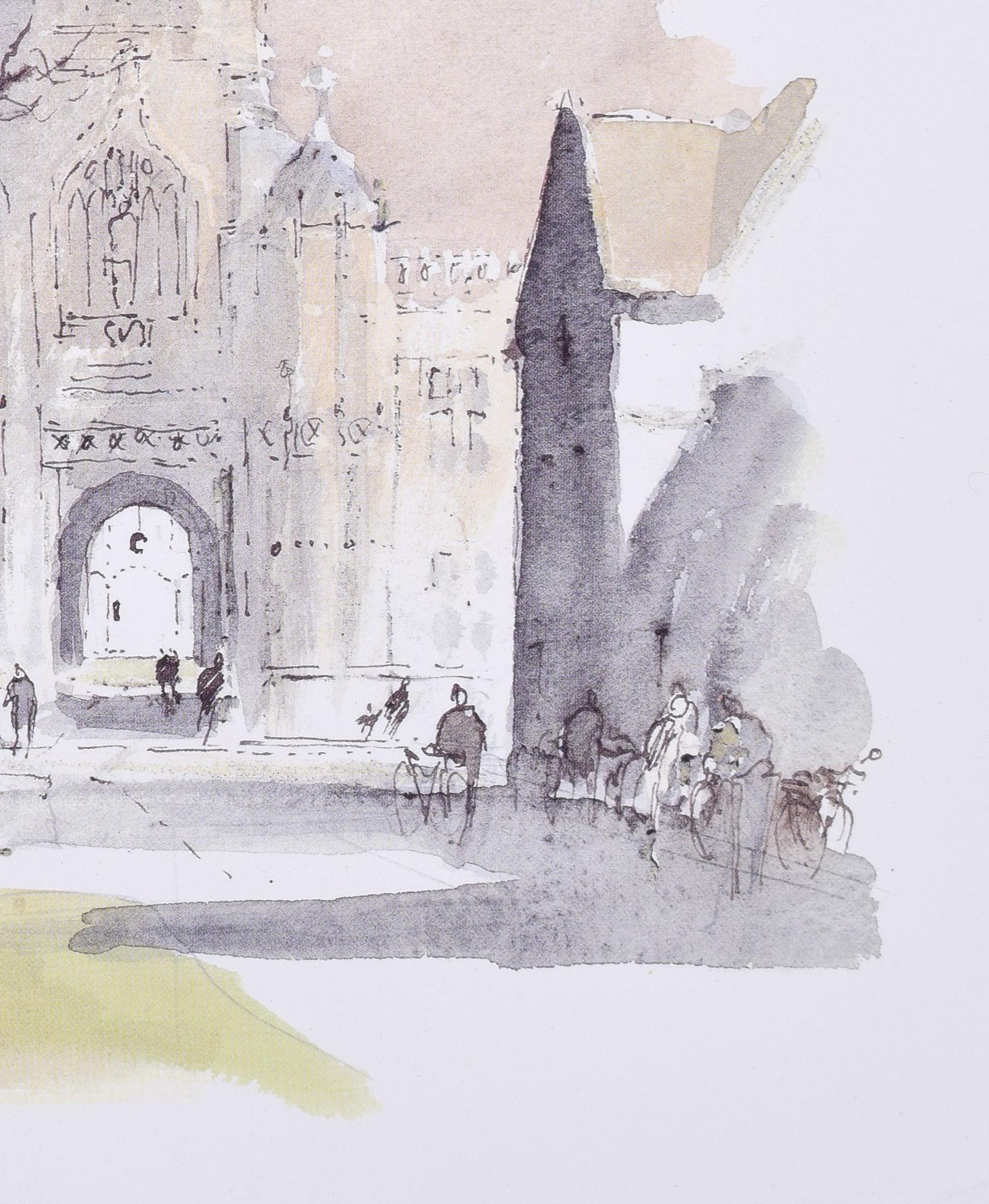 Christ Church, Oxford litografía de Hugh Casson en venta 3