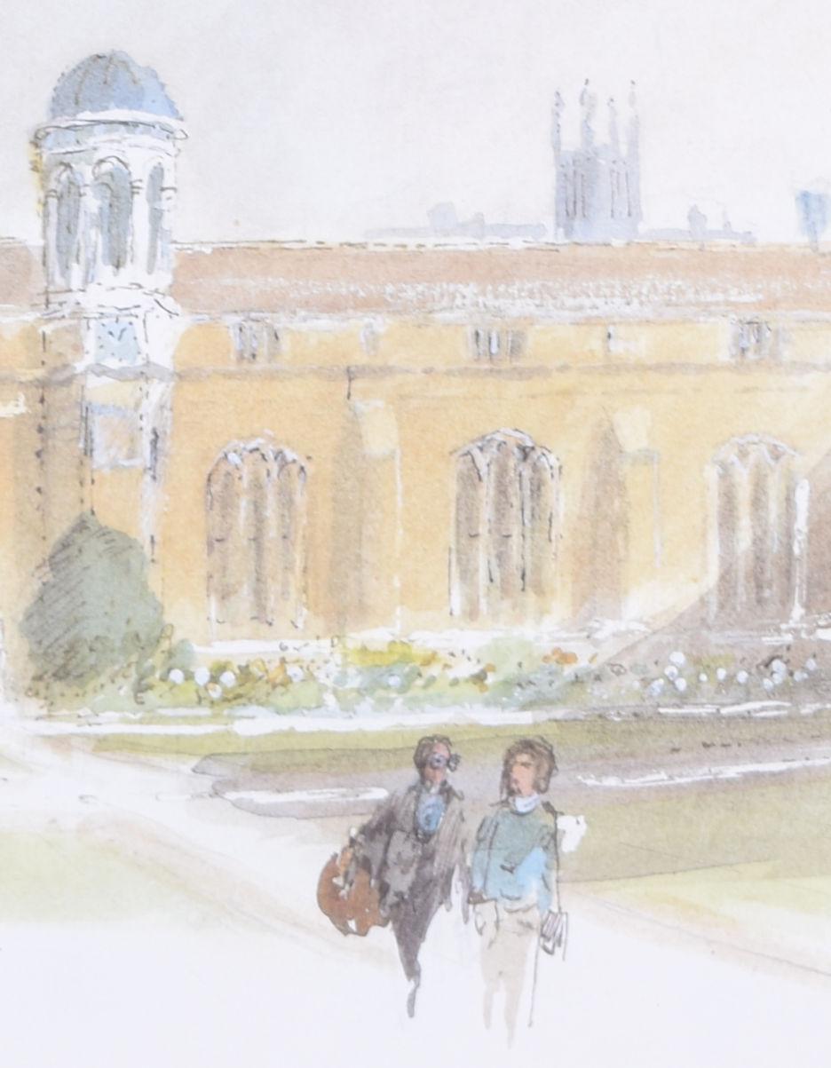 Gonville and Caius, Cambridge lithograph by Hugh Casson For Sale 2