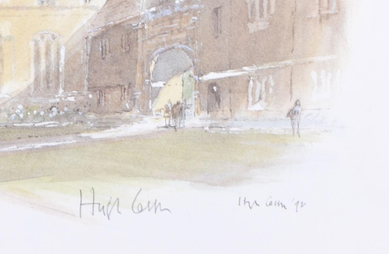 Gonville and Caius, Cambridge lithograph by Hugh Casson For Sale 4