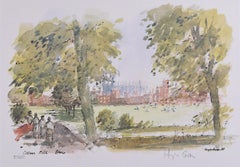 Hugh Casson Eton College 'College Field' signed limited edition print