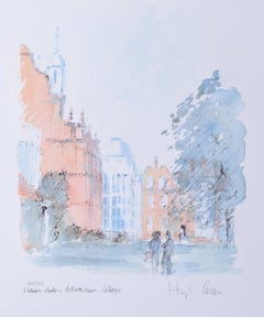 Hugh Casson Newnham College Cambridge Clough Hall limited edition print