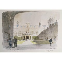Hugh Casson Oriel College, Oxford limited edition print