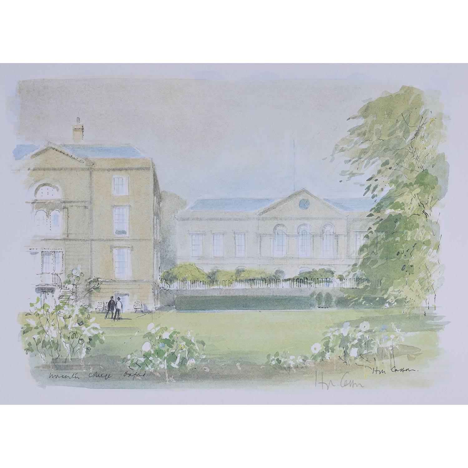 To see our other views of Oxford and Cambridge, scroll down to "More from this Seller" and below it click on "See all from this seller" - or send us a message if you cannot find the view you want.

Sir Hugh Casson (1910-1999)
Worcester College