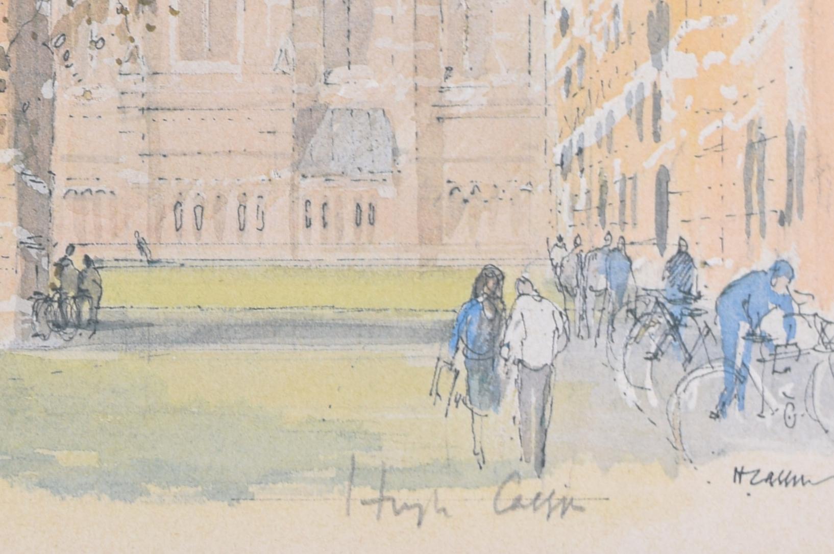 Keble College, Oxford lithograph by Hugh Casson For Sale 3