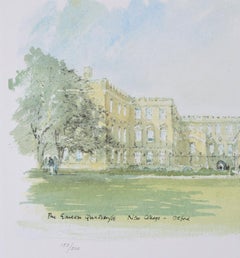 New College, Oxford Garden Quad lithograph by Hugh Casson