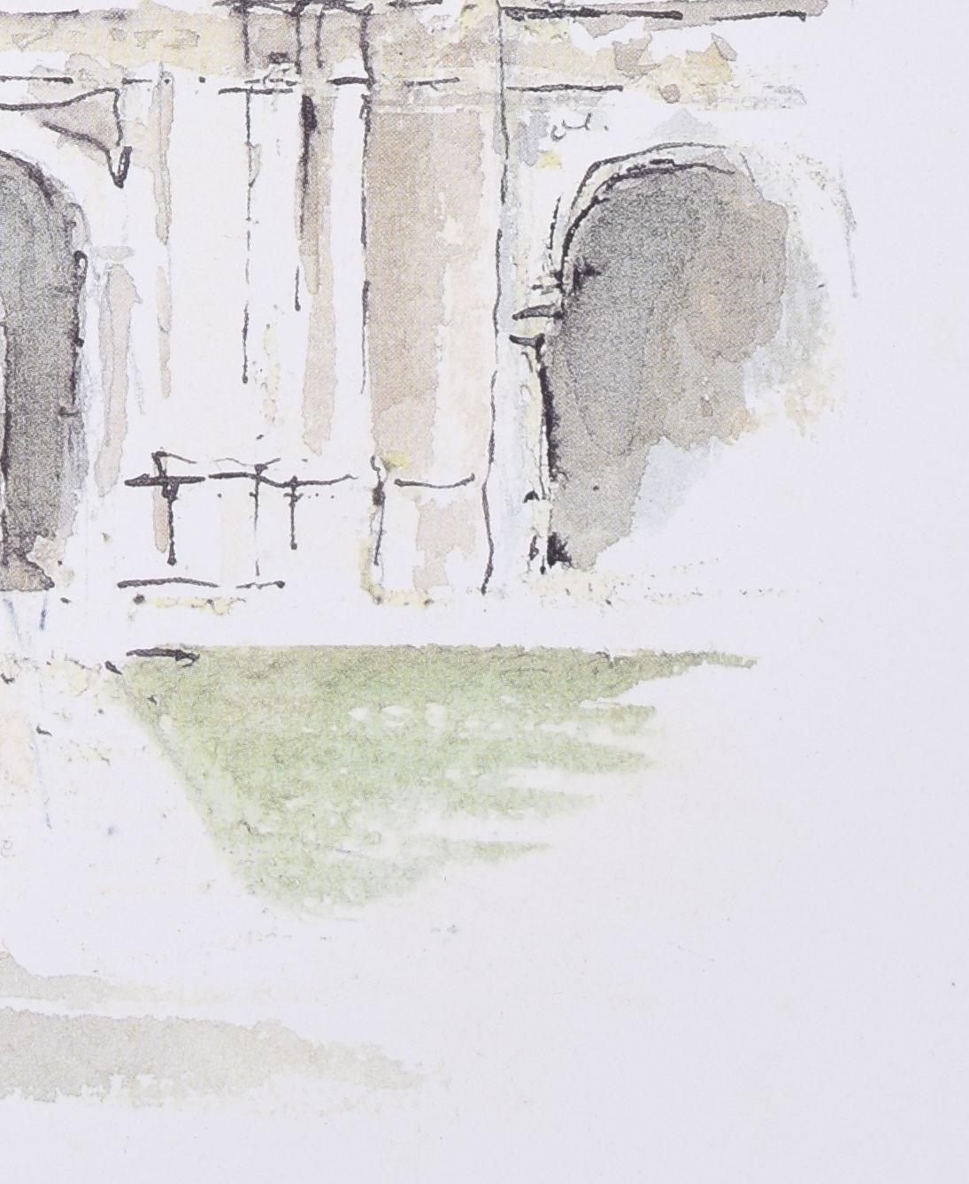 St Johns College, Oxford litografia di Hugh Casson in vendita 3