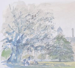 Wadham College, Oxford lithograph by Hugh Casson