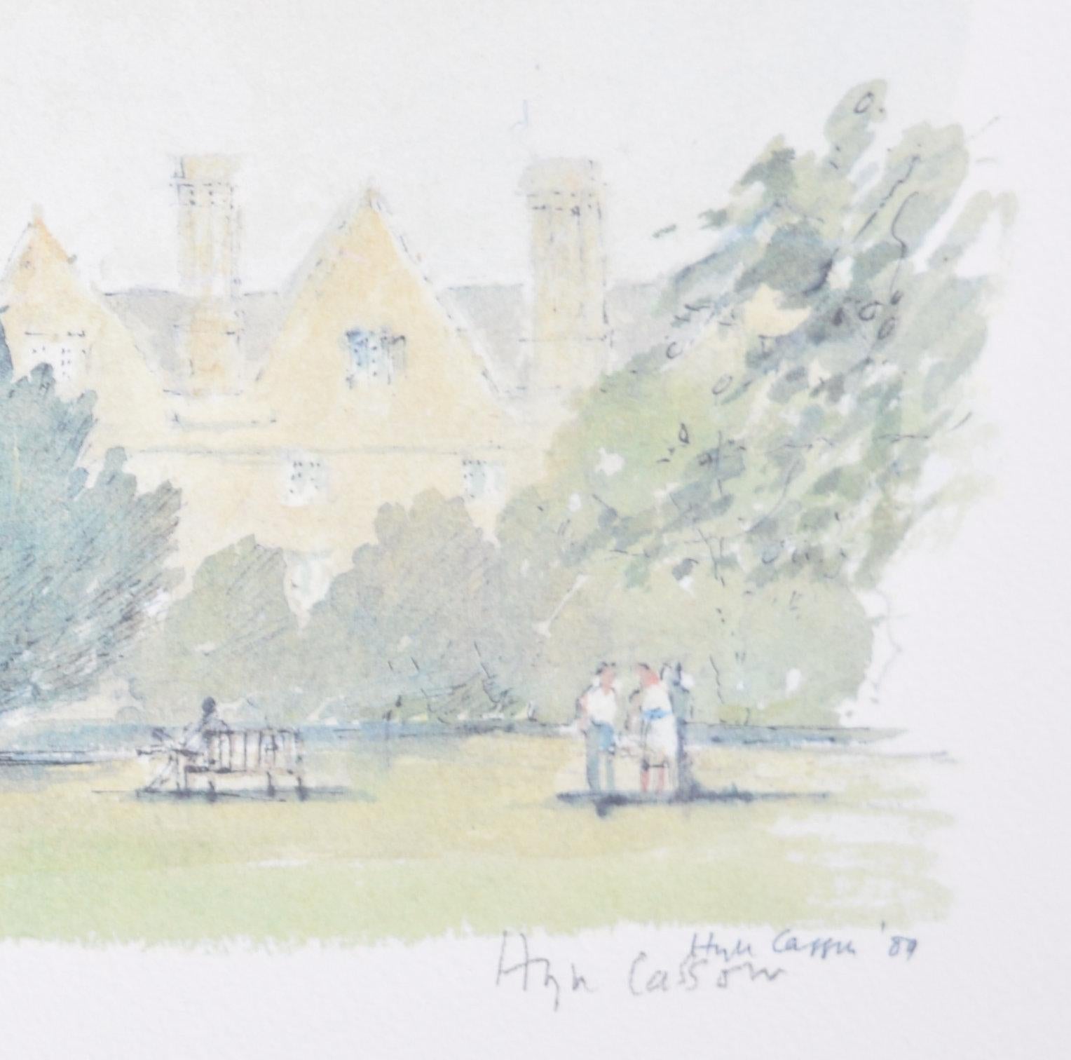 Wadham College, Oxford lithograph by Hugh Casson For Sale 2