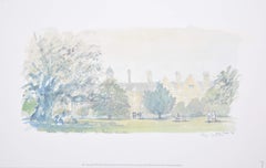 Wadham College, Oxford lithograph by Hugh Casson