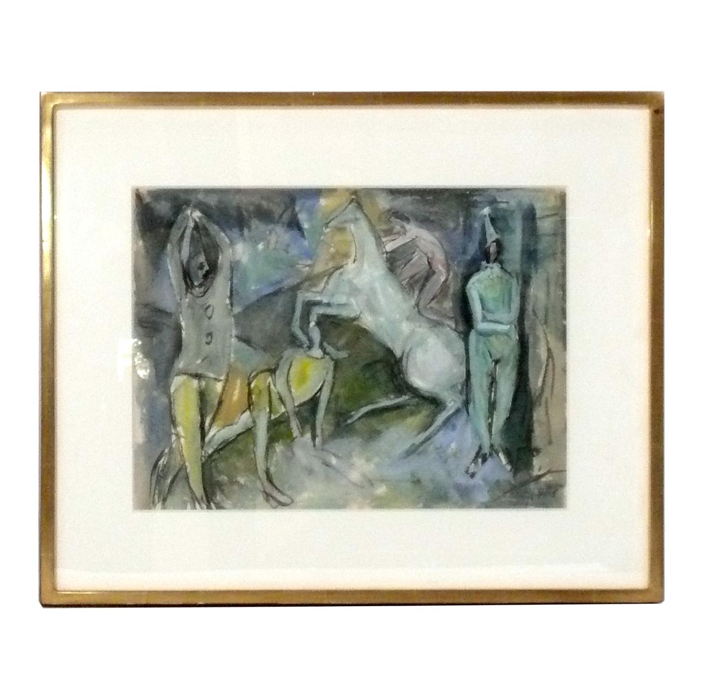 Hugh Conde Miller Watercolor Paintings 18.5