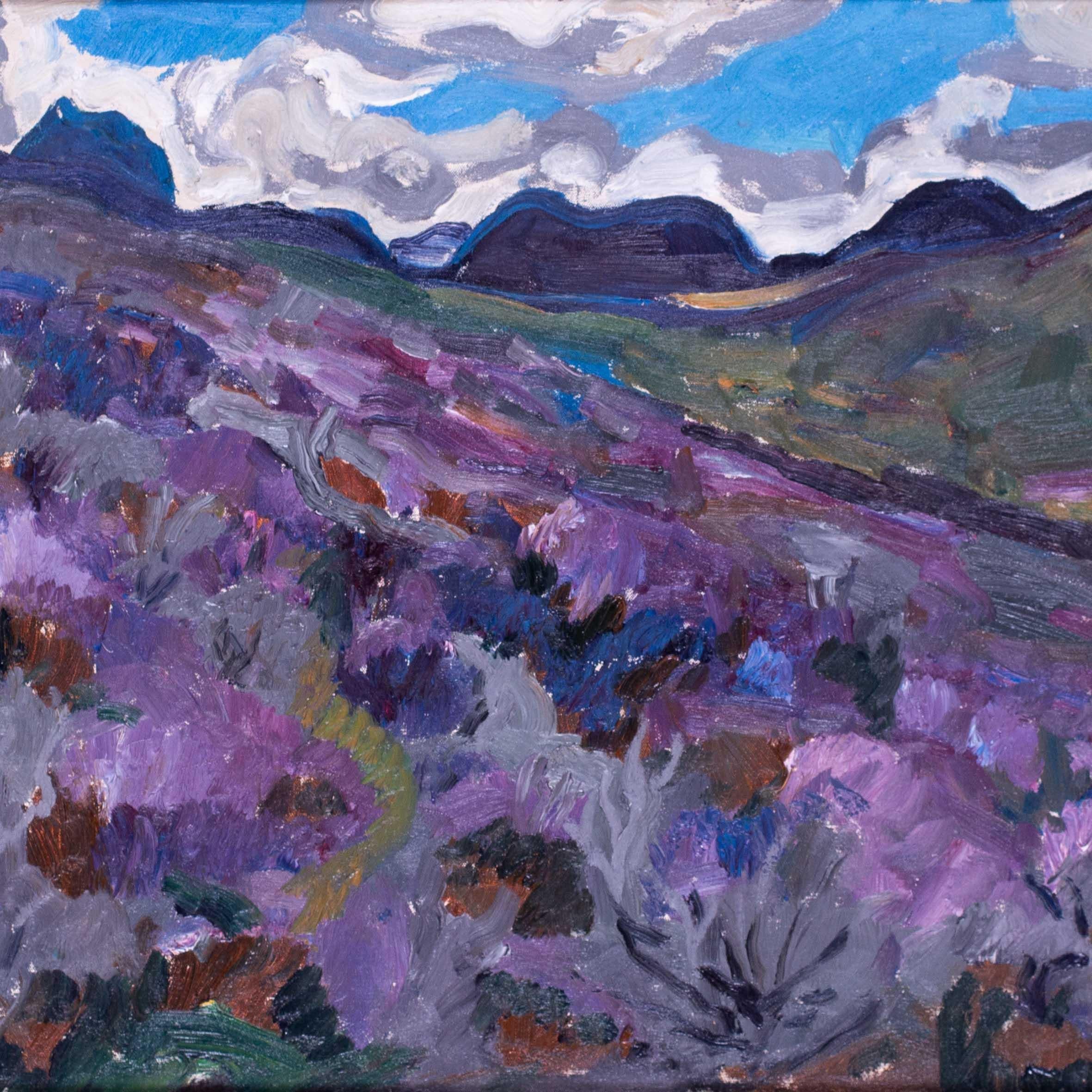 Die niedrigen Berge von Snowdonia, Hugh Cronyn, Britisch, 20. Jahrhundert, Öl im Angebot 1