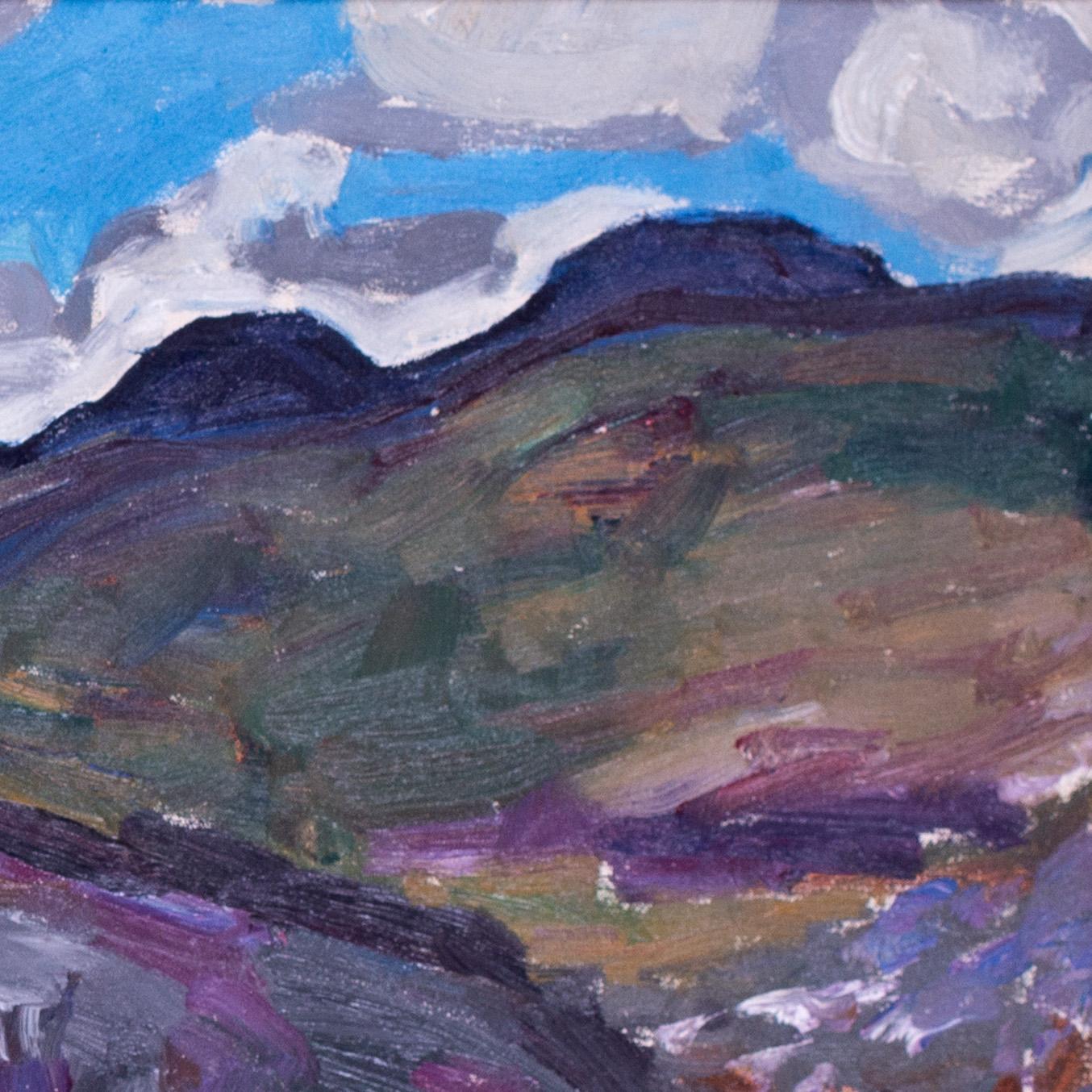 Die niedrigen Berge von Snowdonia, Hugh Cronyn, Britisch, 20. Jahrhundert, Öl im Angebot 2