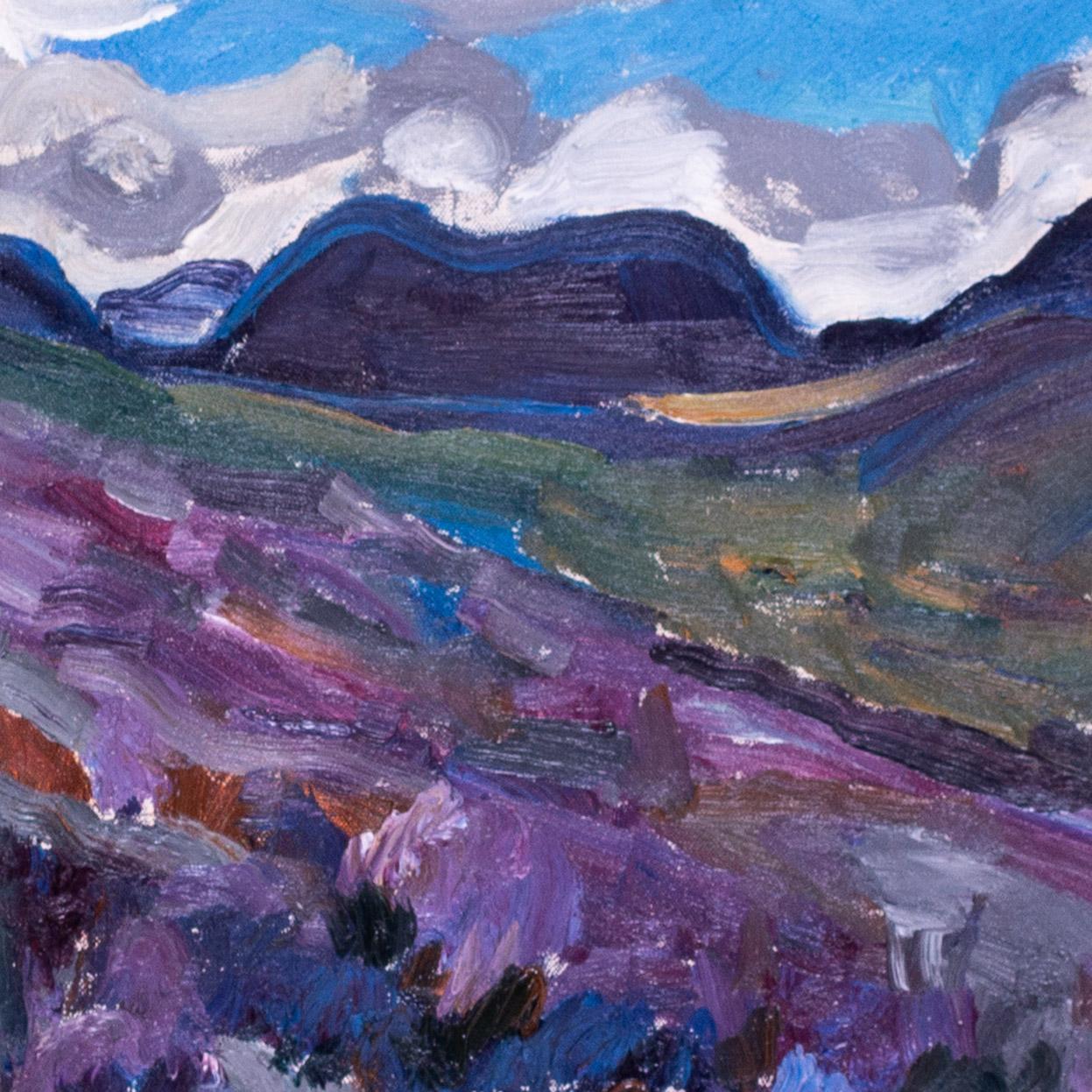 Die niedrigen Berge von Snowdonia, Hugh Cronyn, Britisch, 20. Jahrhundert, Öl im Angebot 4