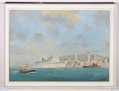 Hugh E. Ridge (1899-1976) – 20. Jahrhundert, Öl, Bretagne Ferry