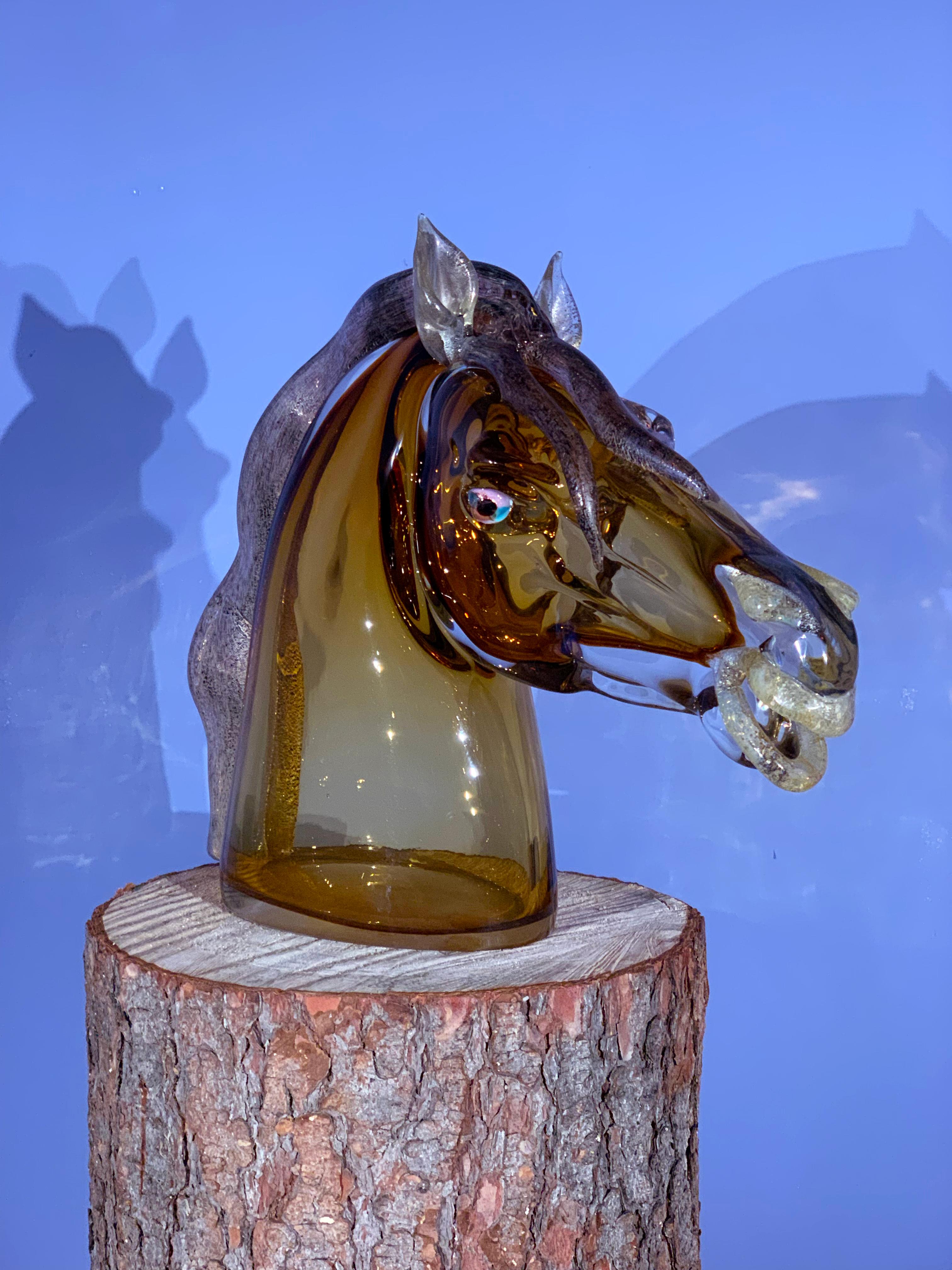 Figurative Sculpture hugh findletar - Tête de cheval