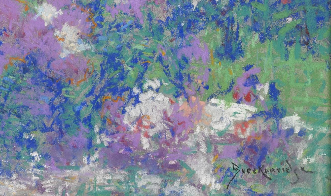 Phlox, vers 1906 - Post-impressionnisme Art par Hugh Henry Breckenridge