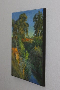 Sonnenaufgang - Denver Open Space, Ölgemälde