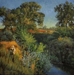 Sonnenaufgang - Denver Open Space, Ölgemälde