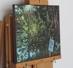 «Refugio junto al mar», pintura al óleo