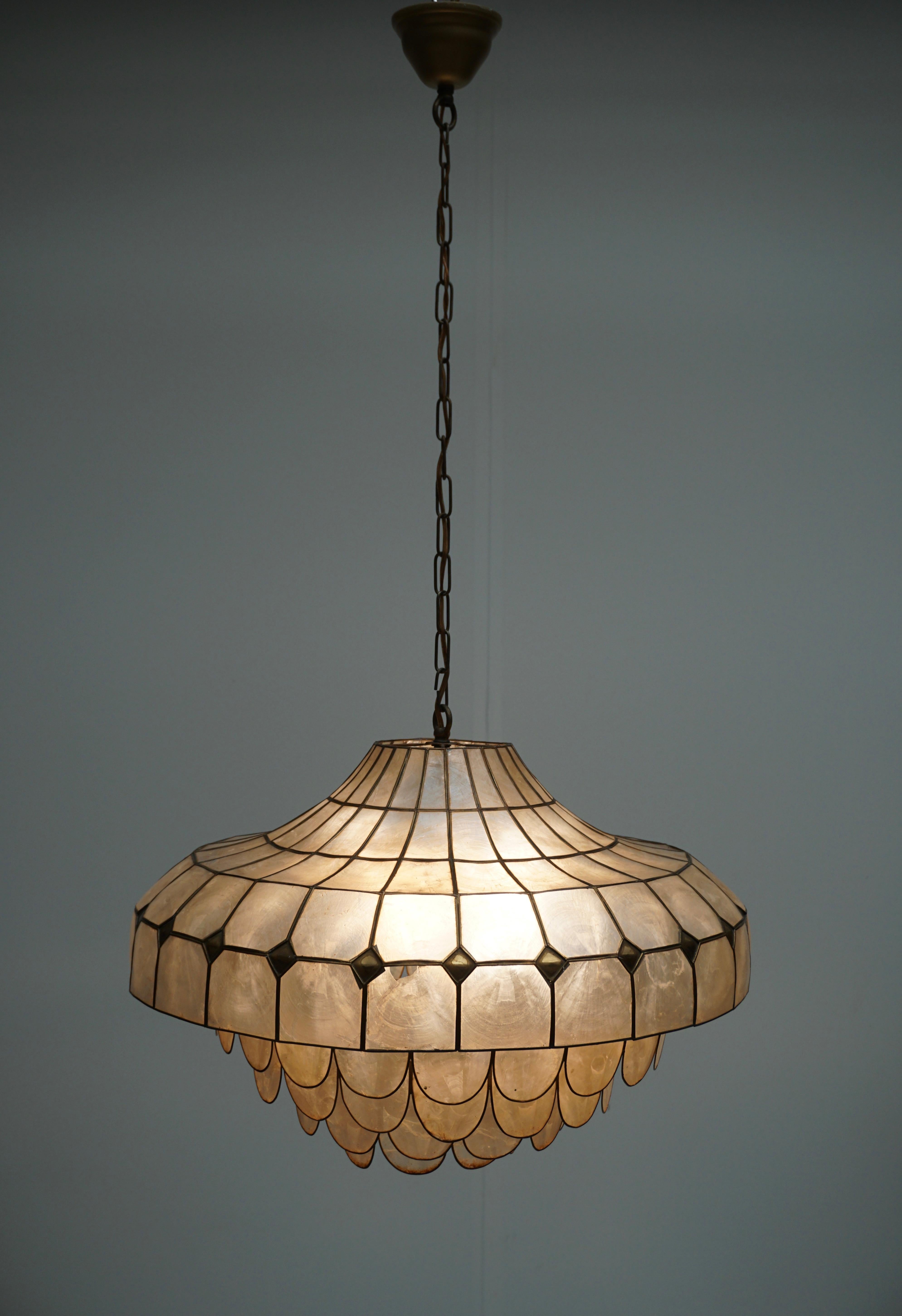 mother of pearl lamp shade