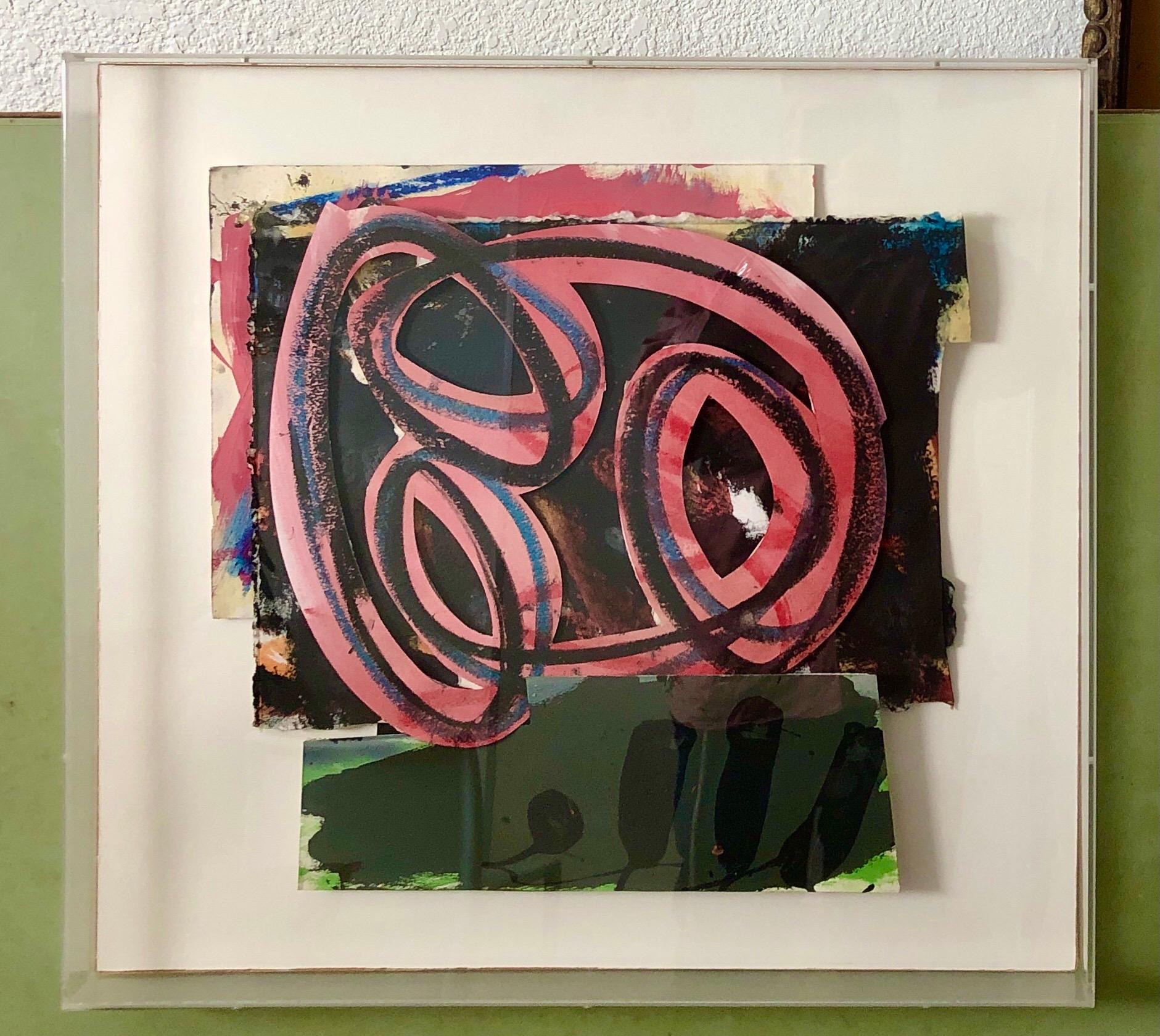 Pittura Pop Art espressionista astratta degli anni '80 Collage, assemblaggio Hugh O'Donnell in vendita 13