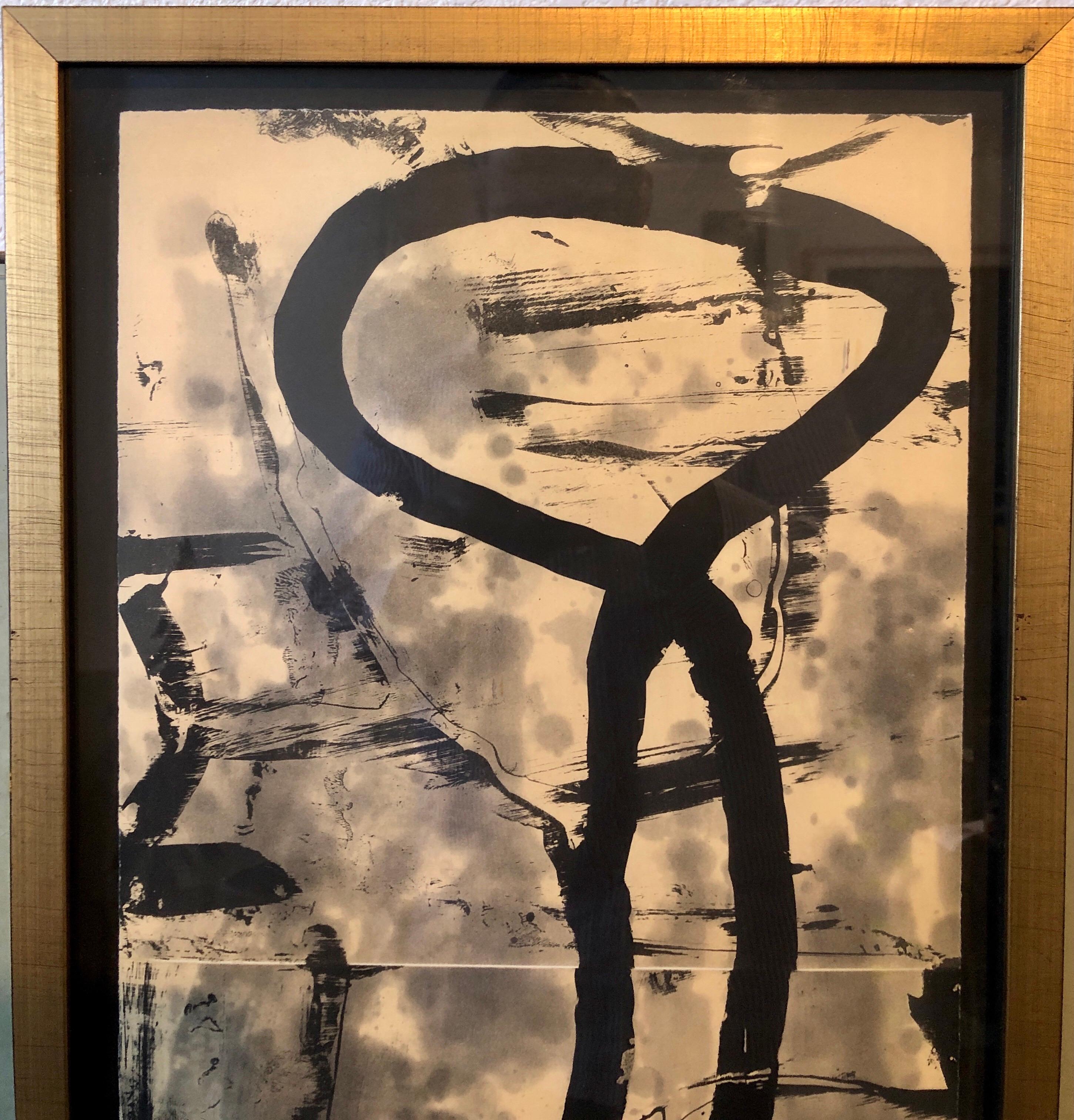 Lacuna, Abstract Expressionist Color Etching from Graphicstudio, Hugh O'Donnell For Sale 4