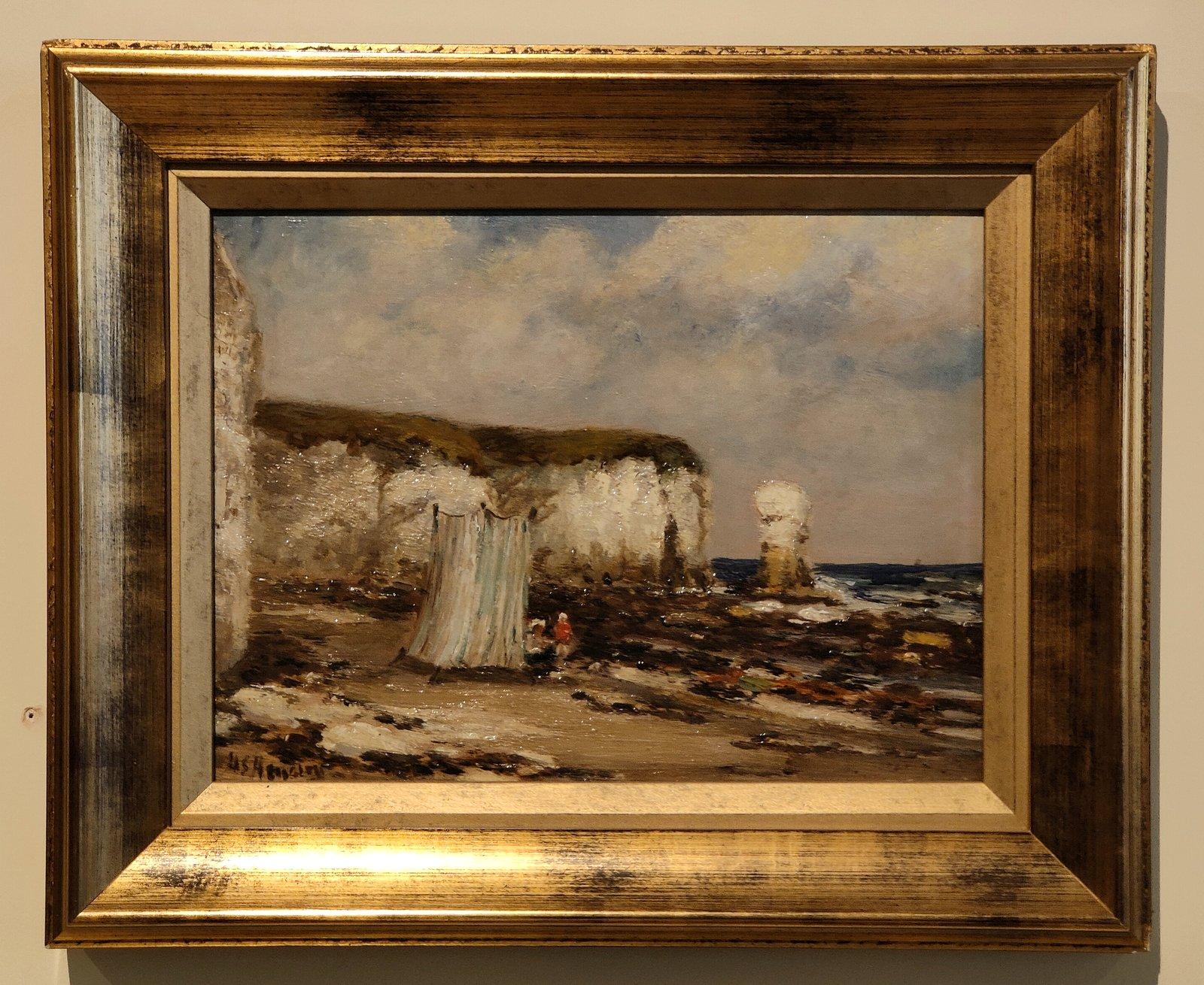 Peinture à l'huile « Favourite Bathing Spot » de Hugh Shearwin Hemsley  en vente 2