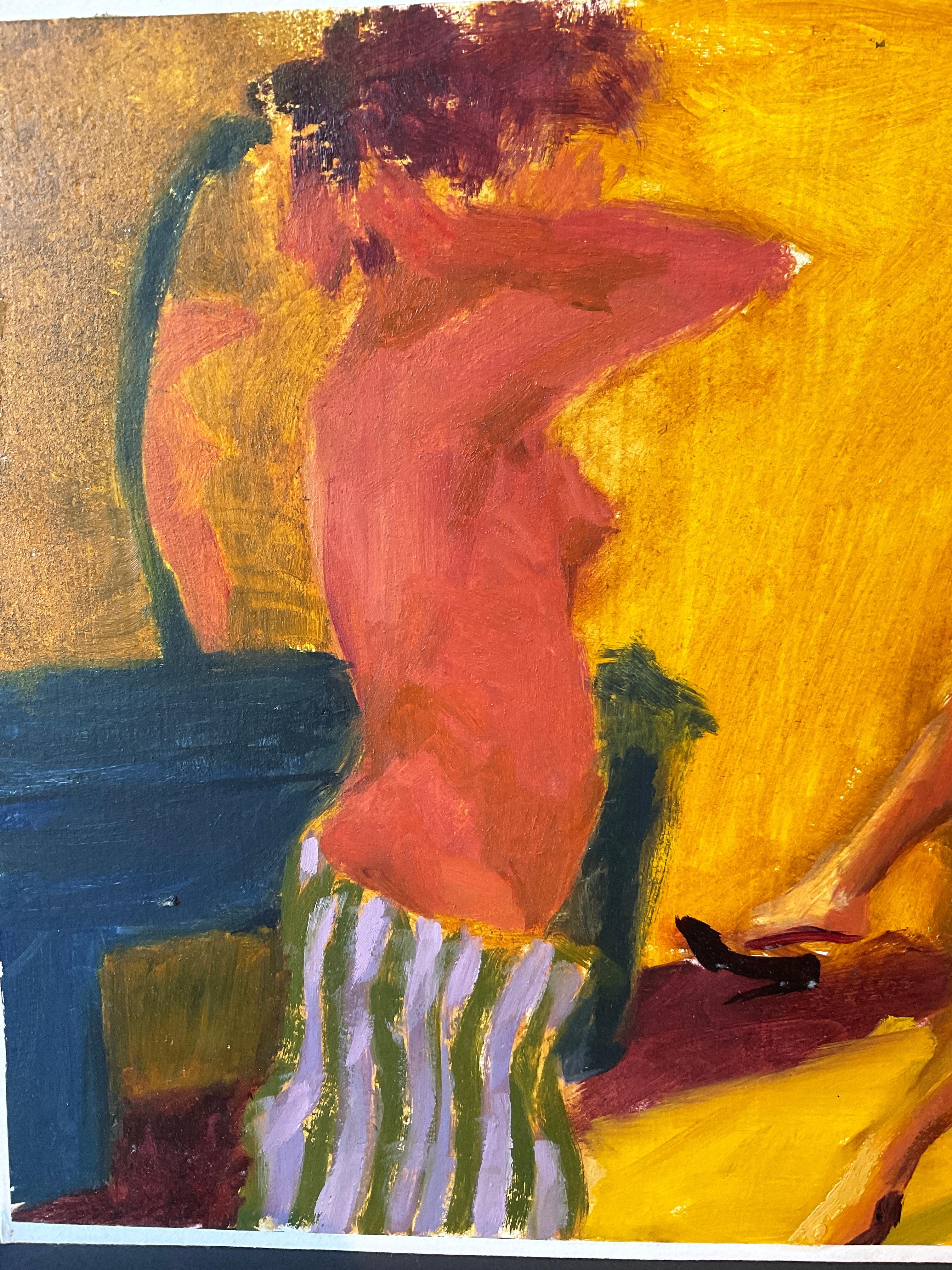 Fine XX secolo Hugh Steers che dipinge i tacchi alti