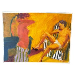 Hugh Steers Painting High Heels