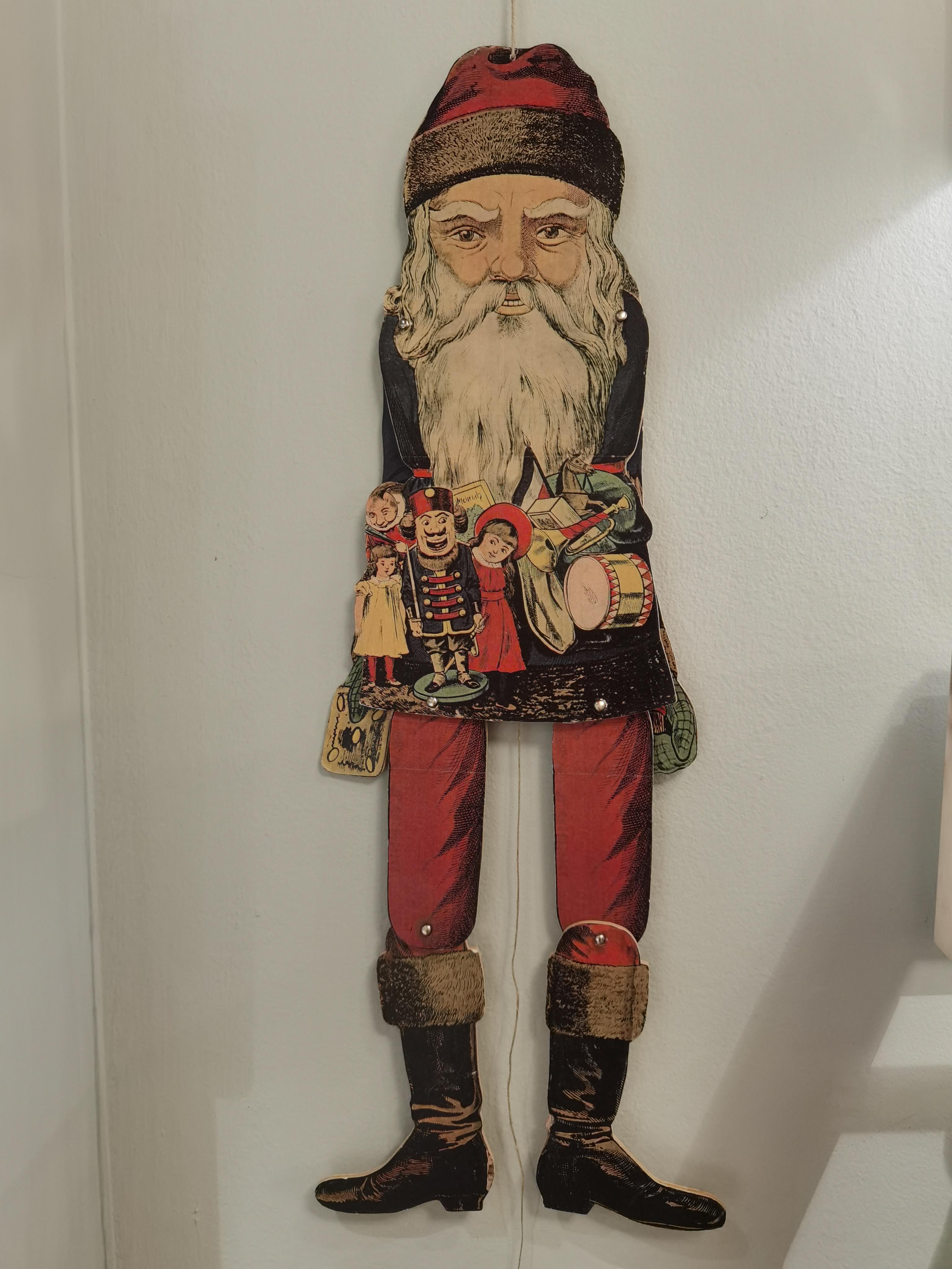 Mid-20th Century Large Vintage German Christmas Jumping Jack For Sale