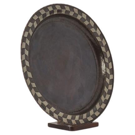 Hugh Wallis Hammered Copper and Tin Plate, UK Early 20th C