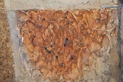 Mosaic Panel, Abstract Mixed Media Painting on Canvas by Hugh Wiley