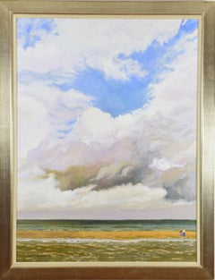 Banc de Sable - Arromanches by Hugues dit Pomié Pissarro - Landscape painting